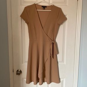 Wrapped Pink Mini Dress